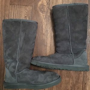 Grey Ugg Tall Boots